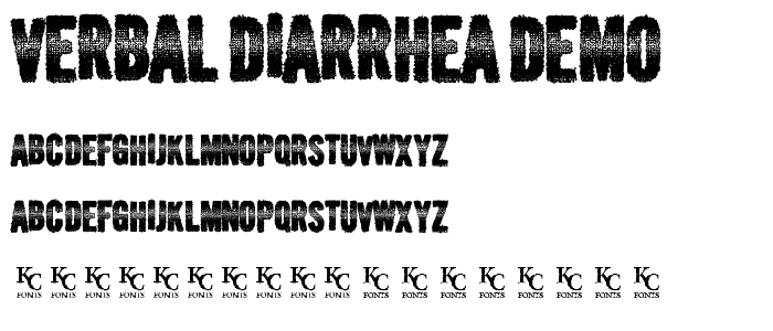 Verbal Diarrhea DEMO font